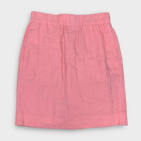 J Crew Beauchamps Linen Skirt - Picture 6 of 9